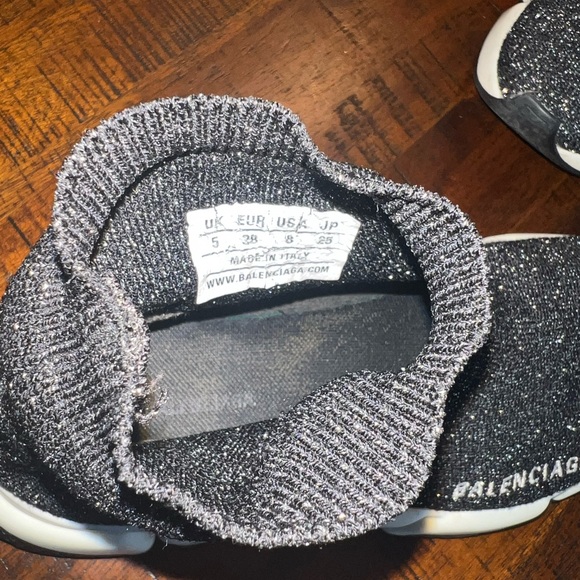 Black/White/Silver Balenciaga. Size 38. - Picture 9 of 12